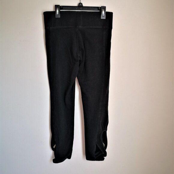 PINK Victoria's Secret Black Pants With Braid Detail Size Small - Picture 2 of 3